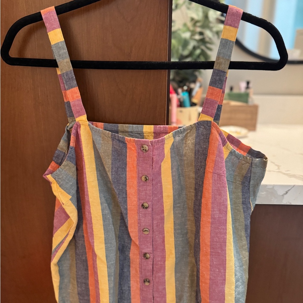 Madewell Striped Button-Down camo